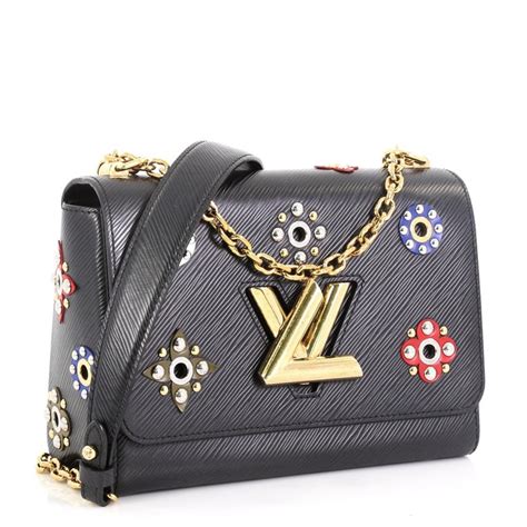 black flowered louis vuitton tote bag|Twist MM Epi Leather .